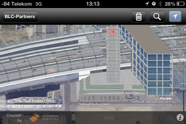 Der Hauptbahnhof hat sogar Züge.