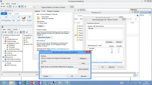Erfolgreiche Freigabeeinrichtung