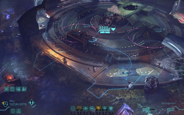 Unser Trupp erkundet das Ufo von innen...