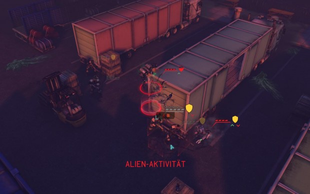 Einige Aliens können in der Luft schweben.