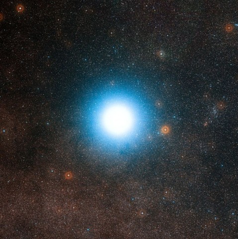 Foto des Alpha-Centauri-Systems (Bild: Eso)