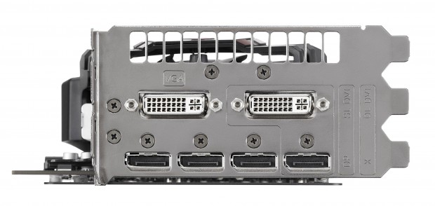 ROG Matrix HD 7970 GHz Edition - die Schnittstellen (Bild: Asus)