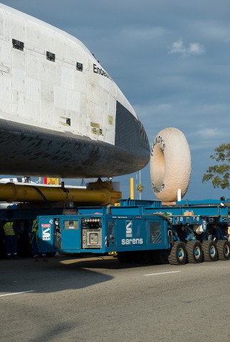 Für den Riesentransport...  (Foto: Nasa)