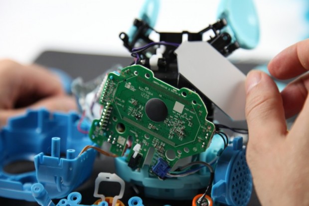 Neuer Furby - Blick auf die Platinenvorderseite 