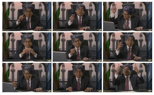 Iron Sky: Invasion - Ausschnitt aus den Filmaufnahmen für die Zwischensequenzen (Bild: Topware)