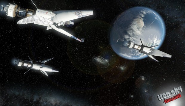 Iron Sky: Invasion - das australische Dundee-Raumschiff (Screenshot: Topware)