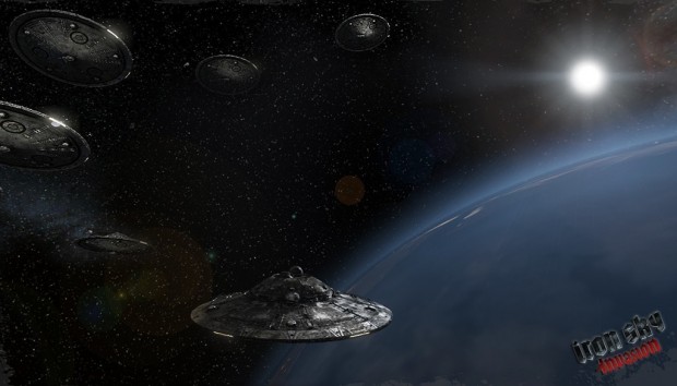 Iron Sky: Invasion - die Rheingold-Untertasse der Mond-Nazis (Screenshot: Topware)