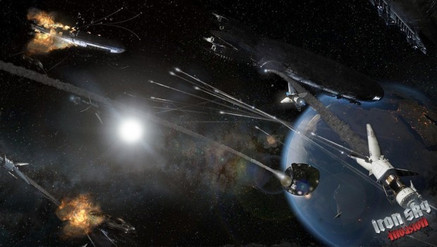 Iron Sky: Invasion - Weltraumschlacht im Spiel (Screenshot: Topware)