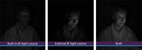 Microsoft-Mitarbeiter Bob Heddle zeigt die neue Infrarotfunktion des Kinect for Windows SDK (Bild: Microsoft)