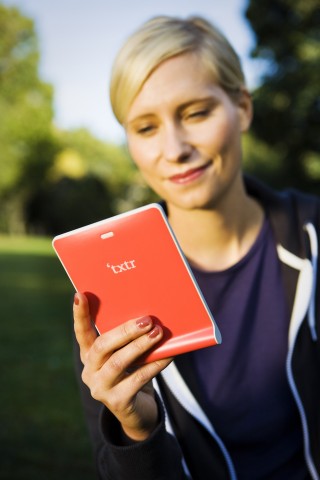 Txtr Beagle - am unteren Teil des E-Book-Readers sitzen die Akkus. (Bild: Txtr)