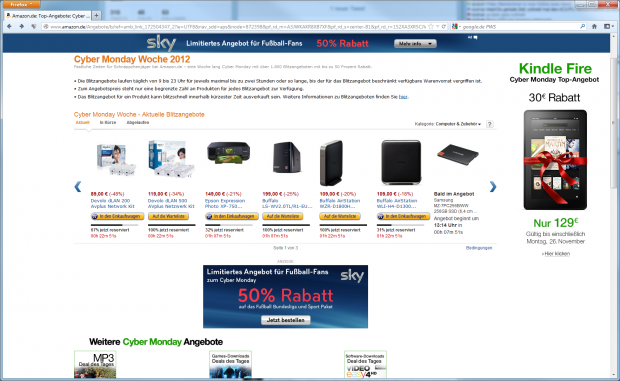 Sieben Minuten vor der Aktion. (Screenshot: Golem.de)
