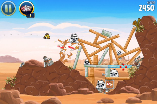 Ein Rebellen-Flattervieh kann Energiebolzen abfeuern.