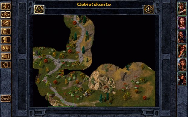 Auf der Weltkarte verdecken schwarze Flächen die noch nicht erforschten Gebiete.