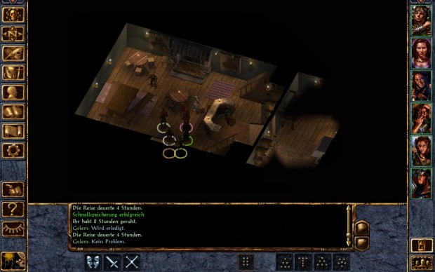 Innenräume passen oft vollständig auf große Bildschirme.