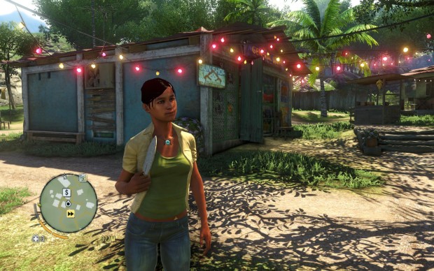 Mit den Einwohnern der Insel können wir eigentlich nicht in Kontakt treten.