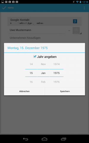 Bei einer Änderung dieses Termins kann der Dezember wieder nicht ausgewählt werden. (Screenshot: Golem.de)
