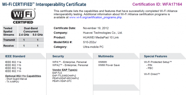 ... und der Wi-Fi Alliance aufgetaucht. (Screenshots: Golem.de)