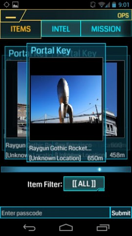 Ingress auf einem Android-Smartphone (Bild: Google)