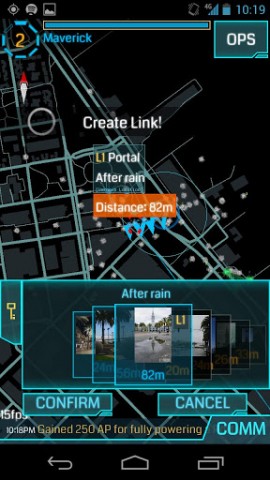 Ingress auf einem Android-Smartphone (Bild: Google)