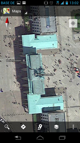 ... als die Ansicht in Google Maps. (Screenshot: Golem.de)