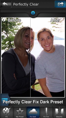 Aufhellfunktion von Perfectly Clear (Bild: Athentech)