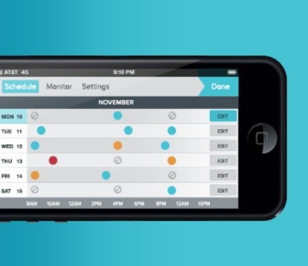 Futterplan der Pintofeed-App (Bild: Indiegogo)