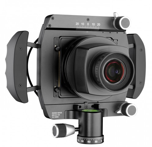 Sinar lantec mit Sucherlupe (Bild: Sinar)