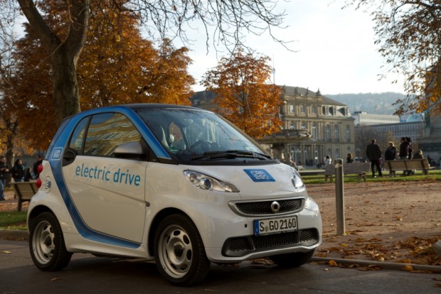 Smart Fourtwo Electric Drive bei Car2go (Bild: Daimler)