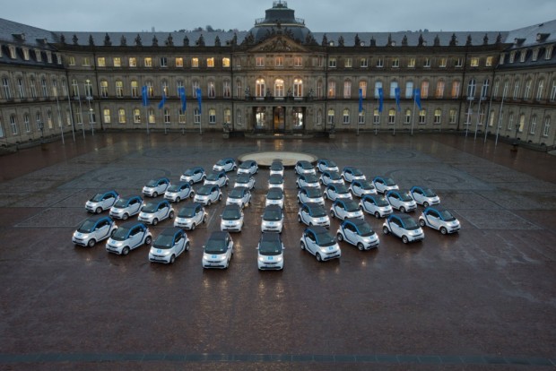 Smart Fourtwo Electric Drive bei Car2go (Bild: Daimler)