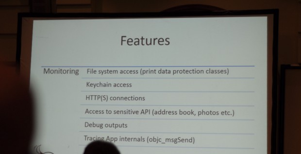 Funkionen von Snoop-It