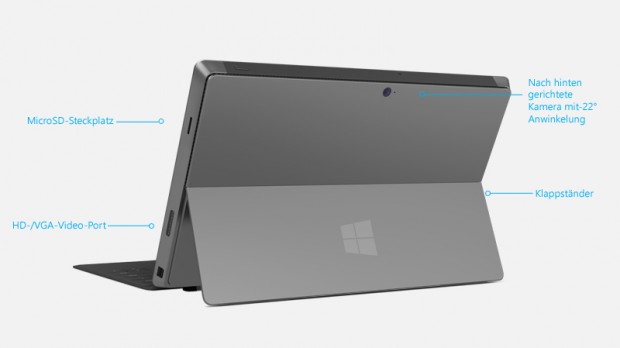 Microsofts Tablet Surface Pro mit Windows 8