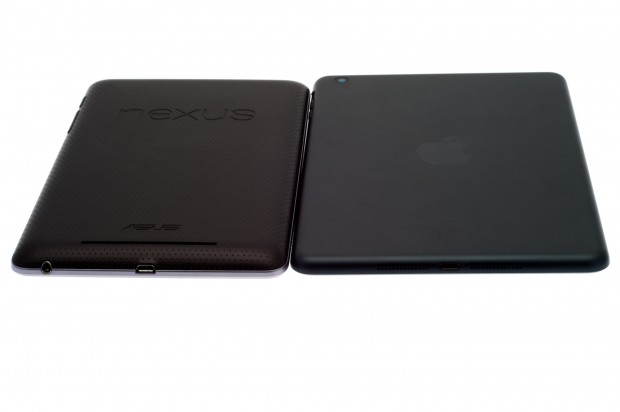 Nexus 7 (l.) und iPad Mini (r.).