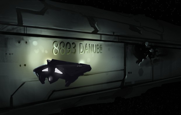Elite: Dangerous - Renderbild  mit Raumstation in Nahaufnahme (Bild: Frontier Developments)