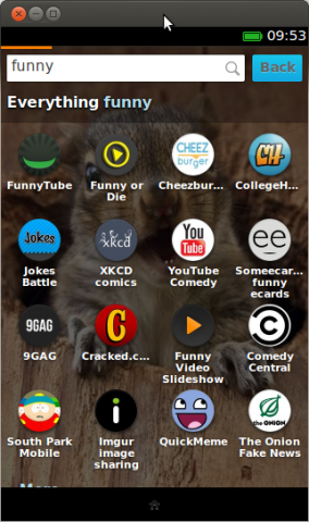 Die Benutzeroberfläche von Firefox OS im Emulator (Screenshot: Golem.de)