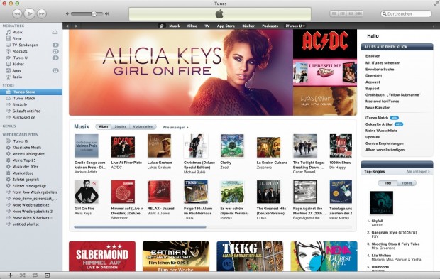 So sah aus iTunes 10 (Bild: Apple)
