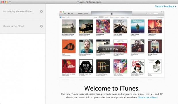 Einführung in iTunes 11 (Bild: Apple)