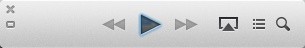 Miniplayer von iTunes 11 (Bild: Apple)