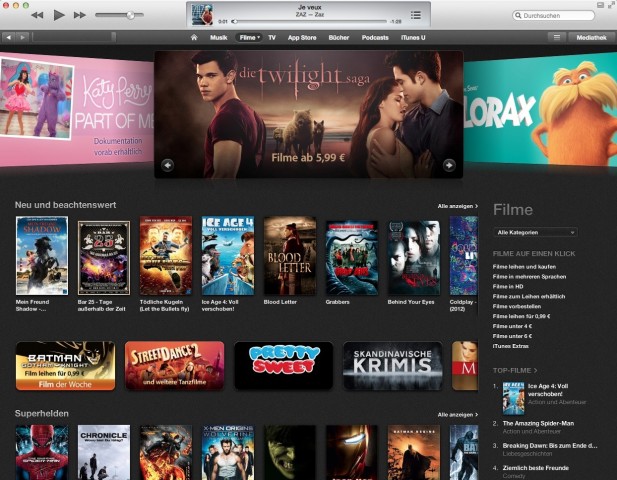 iTunes 11 (Bild: Apple)