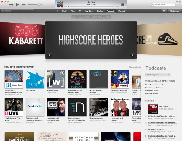 iTunes 11 (Bild: Apple)