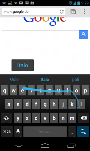 mit Wischgesten verwendet werden.(Screenshot: Golem.de)