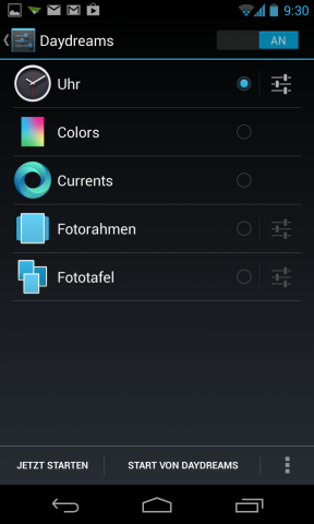 Mit Daydreams... (Screenshot: Golem.de)