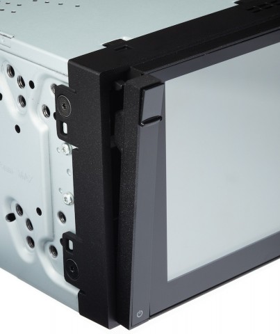 Parrot Asteroid Smart - dieser Teil lässt sich abnehmen, um das Gerät zu blockieren und für Diebe uninteressanter zu machen. (Bild: Hersteller)