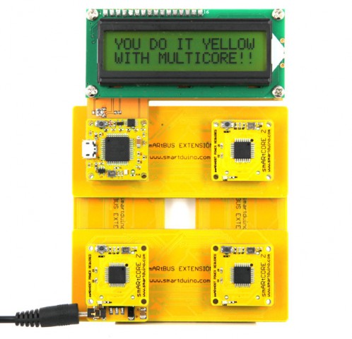 Mit dem Smartduino können vier Mikroprozessoren genutzt werden.