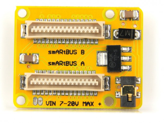 Die Platine für die Stromversorgung