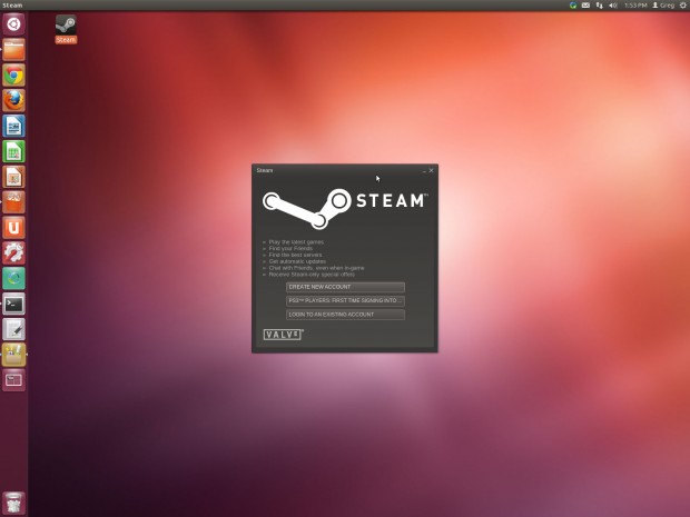 Steam für Linux (Screenshot: Valve Software)