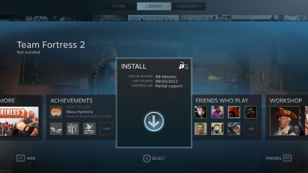 Steam für Linux (Screenshot: Valve Software)