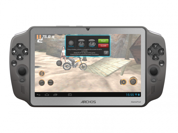 Das Mapping Tool des Archos Gamepads ermöglicht es dem Nutzer, die virtuelle Steuerung auf die analogen Tasten zu legen. (Bild: Archos)