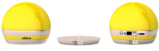 Wer mag, kann einen externen Flash-Speicher unter der Esfere anschlie&szlig;en.