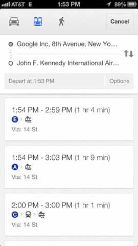Google Maps für iOS