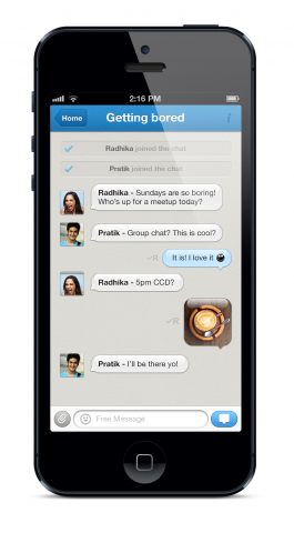 Gruppenchat mit Hike 